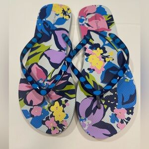 Vera Bradley Artistic Blue Sandals